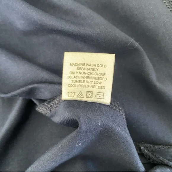 Men’s Short Sleeve Baseball Tee Blac Leaf Print Blue Blac Leaf Size S - Picture 6 of 6